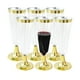 thumbnail image 1 of Copas de champán de plástico de 6 uds., vasos de plástico transparente de 5 Oz, copas desechables para cóctel de fiesta de boda, vasos para beber, 1 of 8