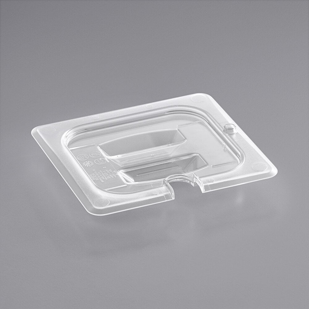Cambro 60CWLN135-1/6 Size FlipLid® Hinged and Notched Cover Lot of 6 