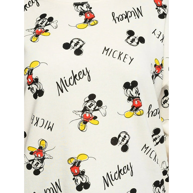 Plus size clearance mickey mouse sweatshirt