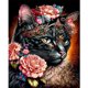 thumbnail image 1 of Hilo de bordar 1 completo Eco-algodón 11CT Impreso Gato Kit de punto de cruz Obra de arte FLhrweasw Nuevo, 1 of 9