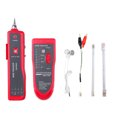 thumbnail image 1 of LAN Network Cable Tester Cat5 Cat6 RJ45 UTP STP Line Finder Telephone Wire Tracker Tracer Diagnose Tone Distance Cable Tester Red, 1 of 6