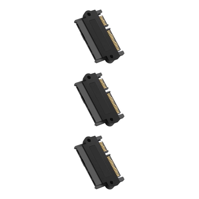 Cateissary Professional SAS to SATA 180 Degree Motherboards Adapter Black Angle Card Type1 NO1