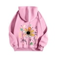 thumbnail image 4 of FamilyThread Womens Fall Long Sleeve Hoodies Sweatshirts Sunflower Graphic Casual Pullover Sweaters Warm Clothes, 4 of 5
