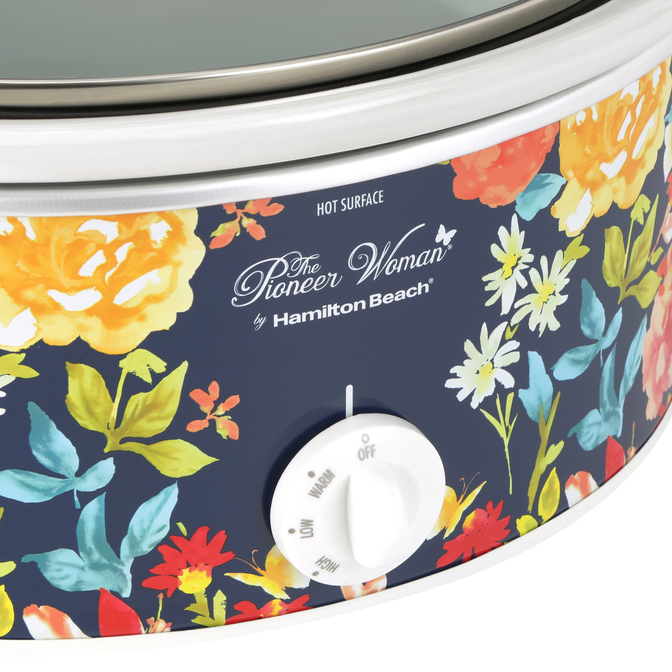 The Pioneer Woman Gorgeous Garden 6 Quart Portable Slow Cooker (33068N)