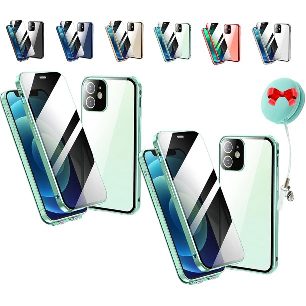 Funda de privacidad para teléfono Criteriont, funda para teléfono Criteriont, funda para teléfono Criteriont con protector de pantalla de privacidad, cubierta de vidrio templado con privacidad de 360