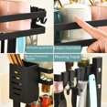 thumbnail image 4 of Estante para especias de múltiples capas engrosado Estante para especias de encimera Estante de almacenamiento de cocina Tabla de cortar Soporte para palillos Caja de especias Estante de, 4 of 5