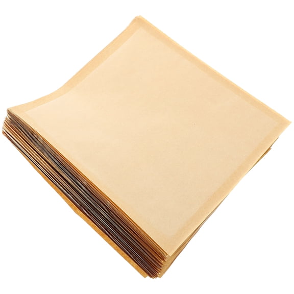 USHOBE Bakery Bags Pastry Bags Kraft Paper 100Set for Cookies Donuts Sandwich