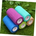 thumbnail image 5 of PinesC 5 Pcs Ruban Non Tissé Bandage Élastique Non Tissé Bandage Auto-Adhérent Bandage Non Tissé pour Animaux Bandage Auto-Adhésif Traitement Bandage Ruban Musculaire, 5 of 5