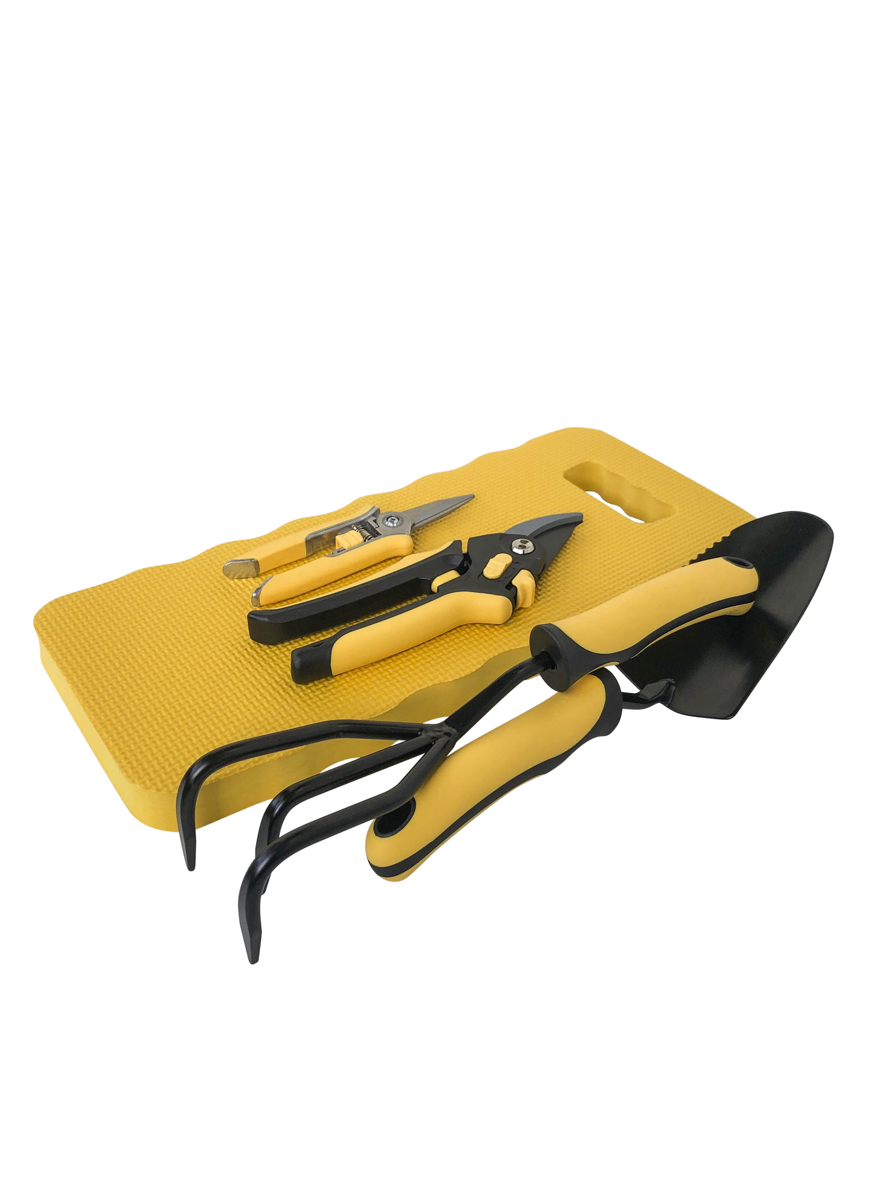 Expert Gardener Gardening Tools Metal Set 5 Piece- Black and