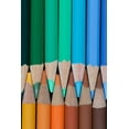 thumbnail image 2 of Mahan, Kathy 13x18 White Modern Wood Framed Museum Art Print Titled - Colored Pencils III, 2 of 4
