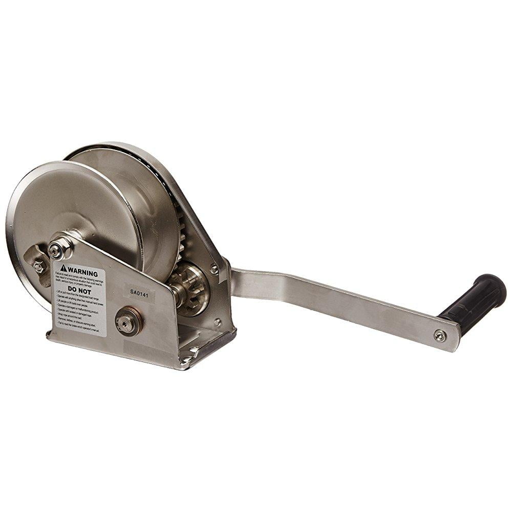 oz lifting oz1000bwss wire rope brake winch, 1000 lb capacity