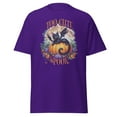 thumbnail image 5 of Too Cute to Spook Halloween Cat Pumpkin Graphic Tee, Unisex Cotton Shirt, Sizes S-3XL, 5 of 9