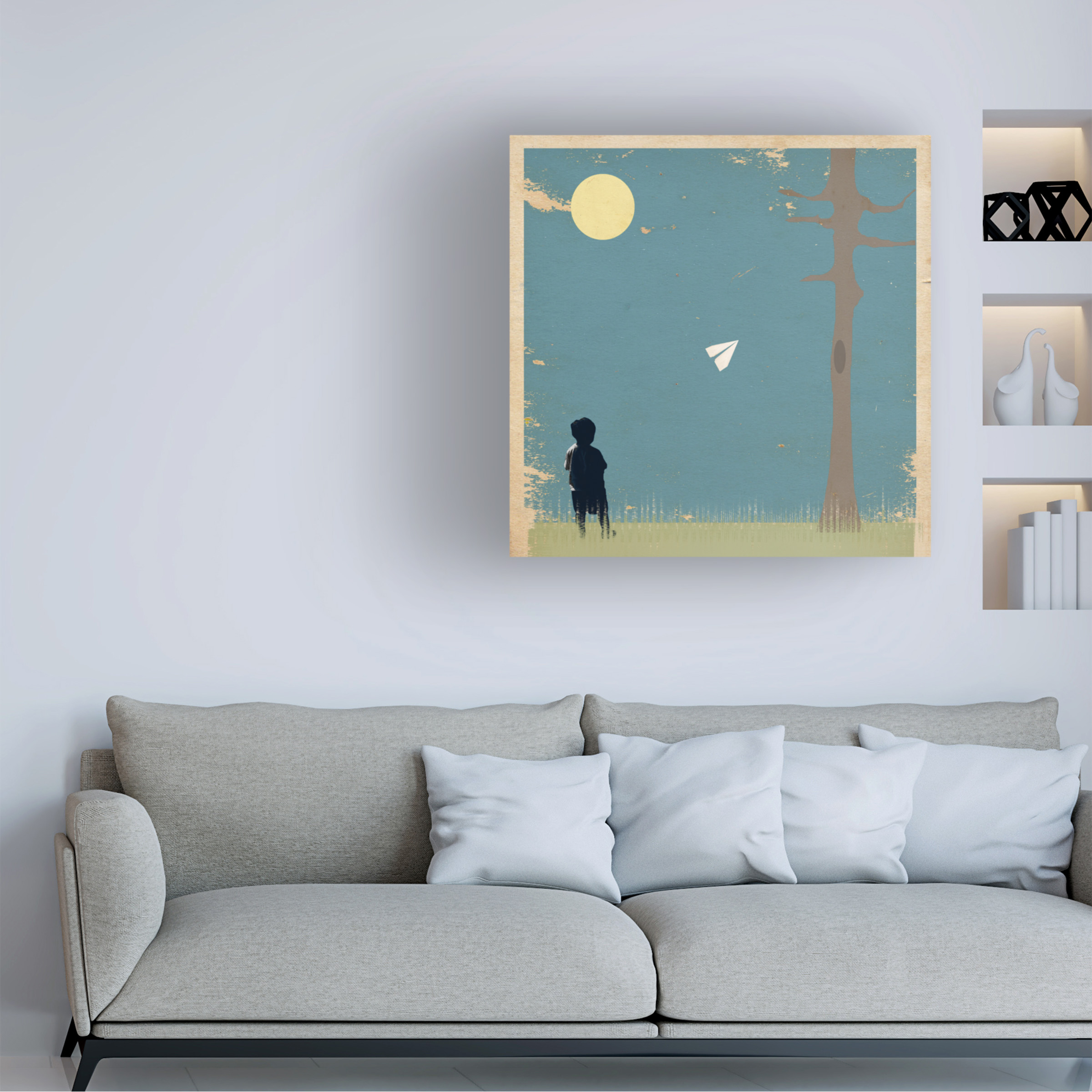 Tammy Kushnir 'Paper Airplane' Canvas Art