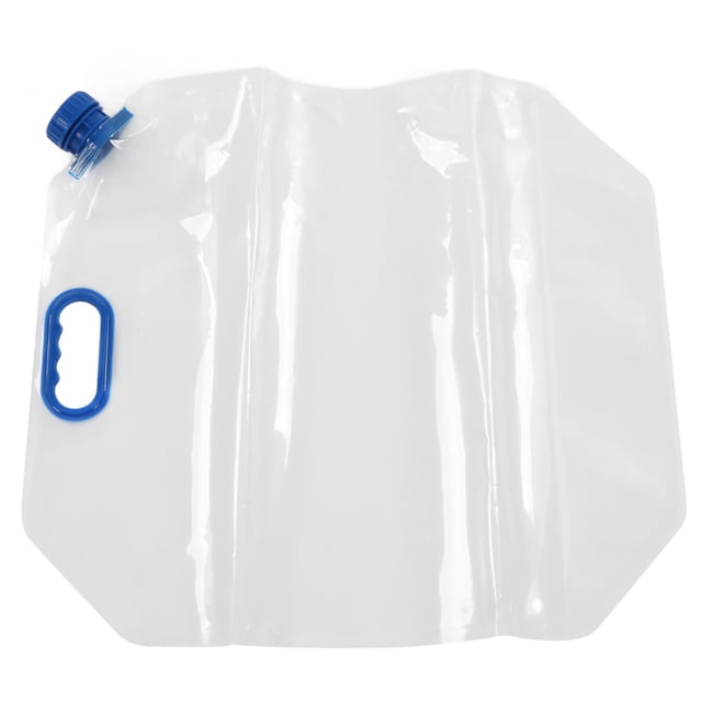 Bolsa de agua para senderismo, contenedor de agua plegable de 15 litros Jarra de agua de emergencia plegable Bolsa de contenedor Bolsa de contenedor de agua plegable Materiales ecológicos