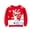 Red, variant on Bysome Christmas Sweater For Girls Toddler Knit Pullover Casual Cute Christmas Cute Cartoon Reindeer Print Sweater Long Sleeve Crew Neck Tops Fall Winter Kids Clothes Green Size 1-2 Years