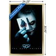 thumbnail image 3 of DC Comics Movie - The Dark Knight - The Joker with Batman Playing Card Wall Poster, 22.375" x 34", Framed, 3 of 5