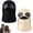 2pcs-c, variant on Ribbed Knit Balaclava Hat with Built-in Goggles, Winter Full Face Neck Cover, Warm Windproof Ski Mask for Outdoor Cycling Skiing