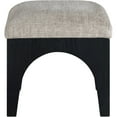 thumbnail image 7 of Meridina Furniture Lawson Grey Chenille Fabric Upholstered Ottoman, 7 of 7