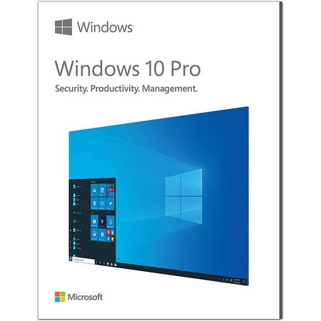Microsoft Windows 10 Pro 32/64-bit, Box Pack, 1 License