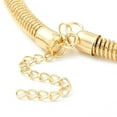 thumbnail image 4 of Iron Round Snake Chains Choker Necklaces Golden Inner Diameter: 5.12 inch(13cm), 4 of 4