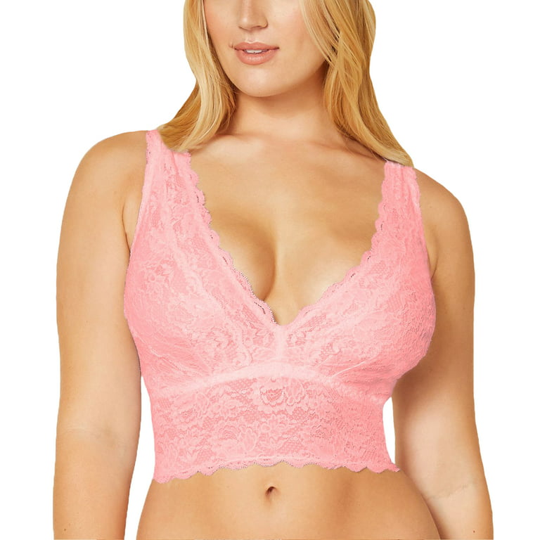 Cosabella Never Say Never CURVY Plungie Longline Bralette  (NEVER1385),XS,India