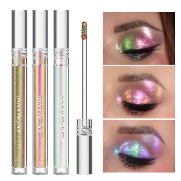 mtvxesu Eyebrow Powder, Liquid Eyeshadow Glitter Liquid Eyeshadow Color Changing Eyeshadow 3ml Cream Stick Eyeshadow