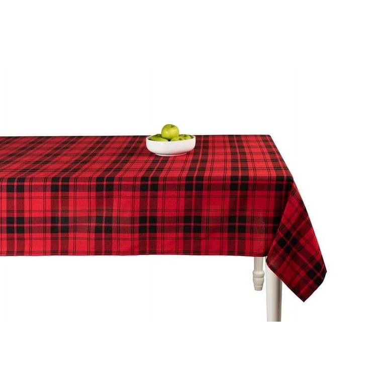 Black Fabric Tablecloth 60in x 84in