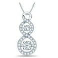 thumbnail image 1 of Collar hueco con forma de ocho, colgante sencillo con personalidad JM, 1 of 2
