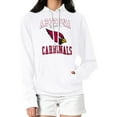 thumbnail image 4 of Women's G-III 4Her by Carl Banks White Arizona Cardinals Team Logo Graphic Fleece Tri-Blend Pullover Hoodie, 4 of 5