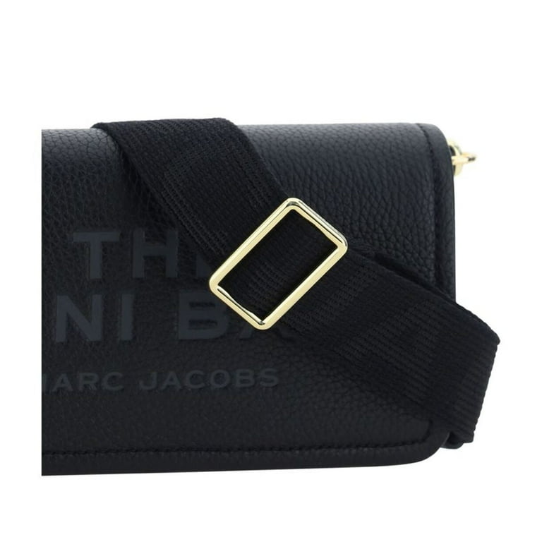Marc Jacobs The Leather Mini Crossbody Bag - Black - Walmart.com