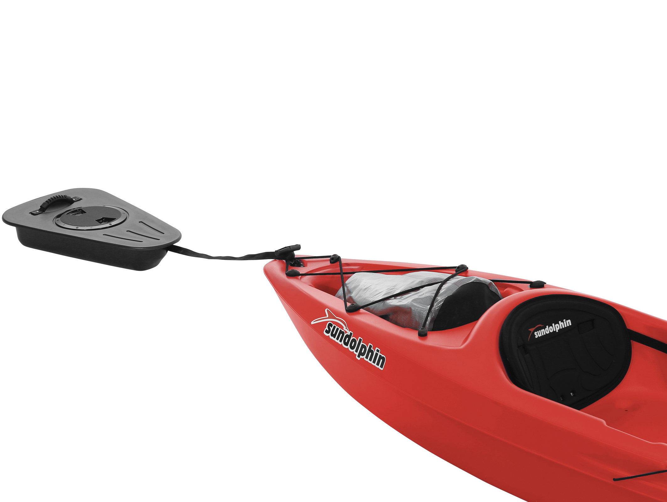 Sun Dolphin Bali 10' Sit-On Kayak Red, Paddle Included - image 3 of 4