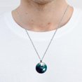 thumbnail image 5 of Wolf Glass Circular Pendant Necklace - Stylish Jewelry Necklaces for Women, 5 of 5