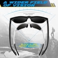 thumbnail image 6 of LINVO Polarized Sports Sunglasses for Men Wrap Around Sun Glasses for Fishing Cycling Driving 100% UV Protection, 6 of 8