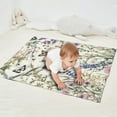 thumbnail image 2 of Pioneer Flower and Butterfly Blanket,Comfortable Soft Flannel Throw Blanket,All Season,Warm Lightweight Blankets for Sofa Bed Couch Living Room Chair,30"x40"(80x100cm), 2 of 4