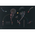 thumbnail image 2 of Wassily Kandinsky 18x13 Gold Ornate Wood Frame and Double Matted Museum Art Print Titled - Two Coasts (1938), 2 of 4