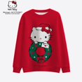 thumbnail image 2 of Hello Kitty Mode Urbaine Style Noël 2023 Nouveau Automne Harajuku Col Rond Décontracté Sweat à Manches Longues pour Femmes 2K, 2 of 7