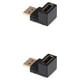 thumbnail image 1 of Methold Mini adaptador UP de ángulo de 90 grados, convertidor de conector en ángulo izquierdo y derecho de 270 grados a DP, proyector Tipo 1 2Conjunto, 1 of 6
