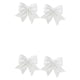 thumbnail image 2 of Monstrate De adornos de lazo de Feliz Navidad, guirnalda de lentejuelas brillantes, decoración artesanal, regalo, suministros para festivales, Blanco 2Conjunto, 2 of 6