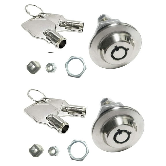 Gun Cabinet Original Homak Toolbox Lock 5/8" Replacement Lock Item# 2417 Keyed alike X 2