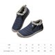 thumbnail image 2 of Botas Hombre Algodón Zapatos Felpa Cálido Senderismo Ligero Impermeable ( 42) Azul, 2 of 9