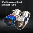 thumbnail image 4 of Soumake Exhaust Tube Anti-oxidizing Rustproof Straight Heart Shaped Universal Car Exhaust Muffler for Van, 4 of 8