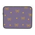thumbnail image 7 of Purple Background Butterfly Portable Laptop Sleeve Compatible with MacBook Air Notebook Computer Case for Men Women College School Students, 7 of 7