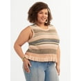 thumbnail image 2 of Jessica Simpson Women's Plus Reya Sweater Tank, Sizes 0X-4X, 2 of 6