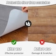 thumbnail image 6 of Debonair Chair Mat for Hardwood Floor,48" x 36"Office Chair Mats,Floor Protector For Desk Chair,Light Grey, 6 of 6