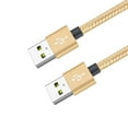 thumbnail image 3 of Deyuer USB2.0 Male to Male USB Cable High Speed Data Transfer Cord,Grey 2M, 3 of 8