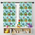 thumbnail image 5 of Blackout Kids Curtains,Light Blue Dinosaur Landscape Pattern Childrens Insulated Curtains Set Of 2,Bedroom Essentials,Toddler Room Decor 42"x54", 5 of 5