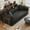 Black, variant on Jopath 79" Convertible Sofa Bed with Fixed-Shape Frame & Removable Armrests,Modular Corduroy Folding Mattress Couch for Living Room,Bedroom,No Assembly Needed,Black
