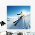 thumbnail image 1 of Skier Mountains Wall Mural by Wallmonkeys Peel and Stick Graphic (36 in H x 36 in W) WM79417, 1 of 4