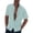 Green, variant on Men's Short Sleeve Tshirts Cotton Lapel Button Down Graphic Lapels Shirts Classic Breathable Tees Lapel Button Tops