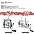 thumbnail image 4 of El pelacables manual de doble uso puede soportar el pelado con taladro eléctrico Pelacables de hierro Rango de pelado 1-30 mm de diámetro Hoja única, 4 of 5